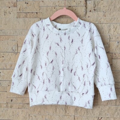 Pullover - Rib Jersey Lavendel 