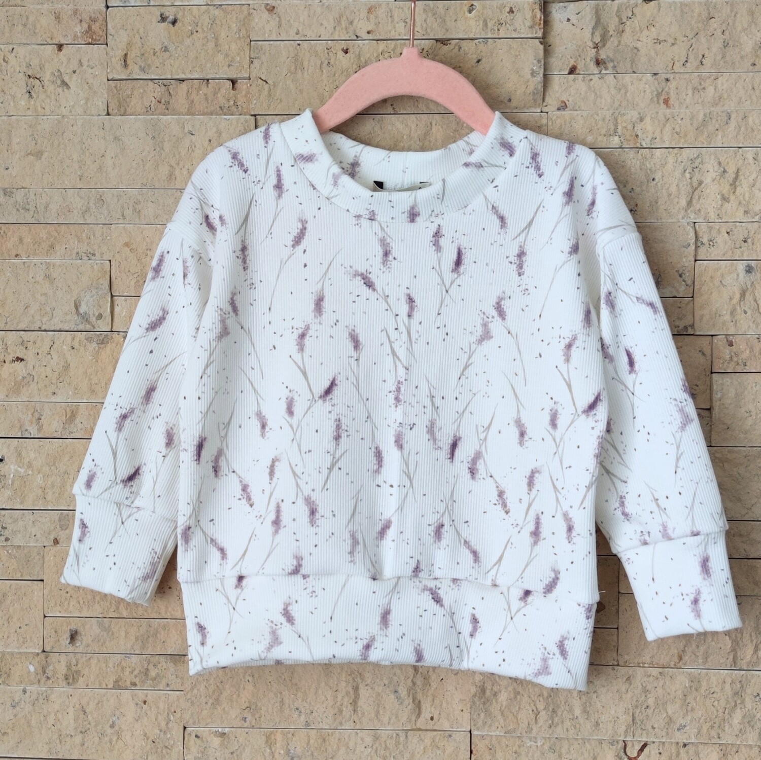 Pullover - Rib Jersey Lavendel 