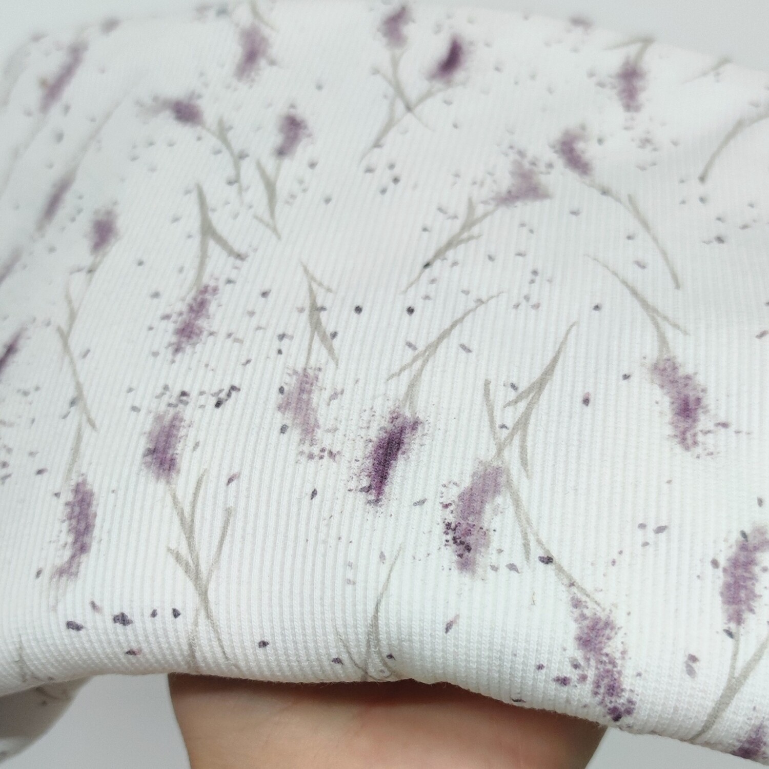 Oversized Rollkragen Pullover - Rib Lavendel 