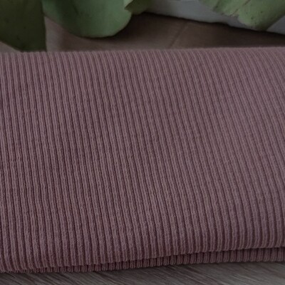 Rib Jersey Pullover - Mauve