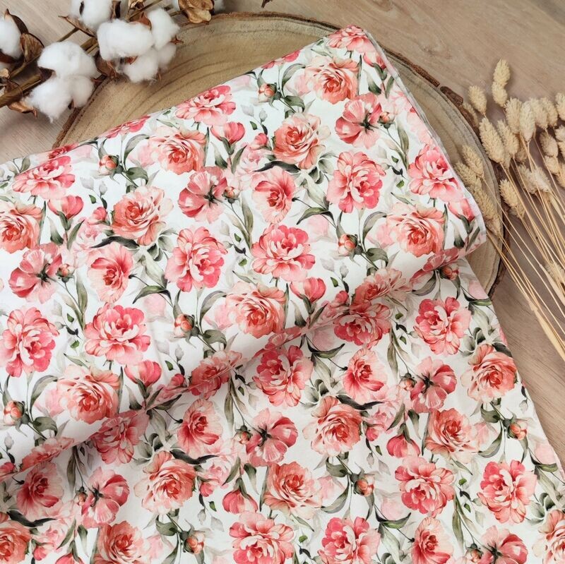 Mütze - Pfingstrosen