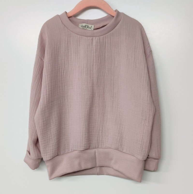 Musselin Longsleeve - Nude Rosa