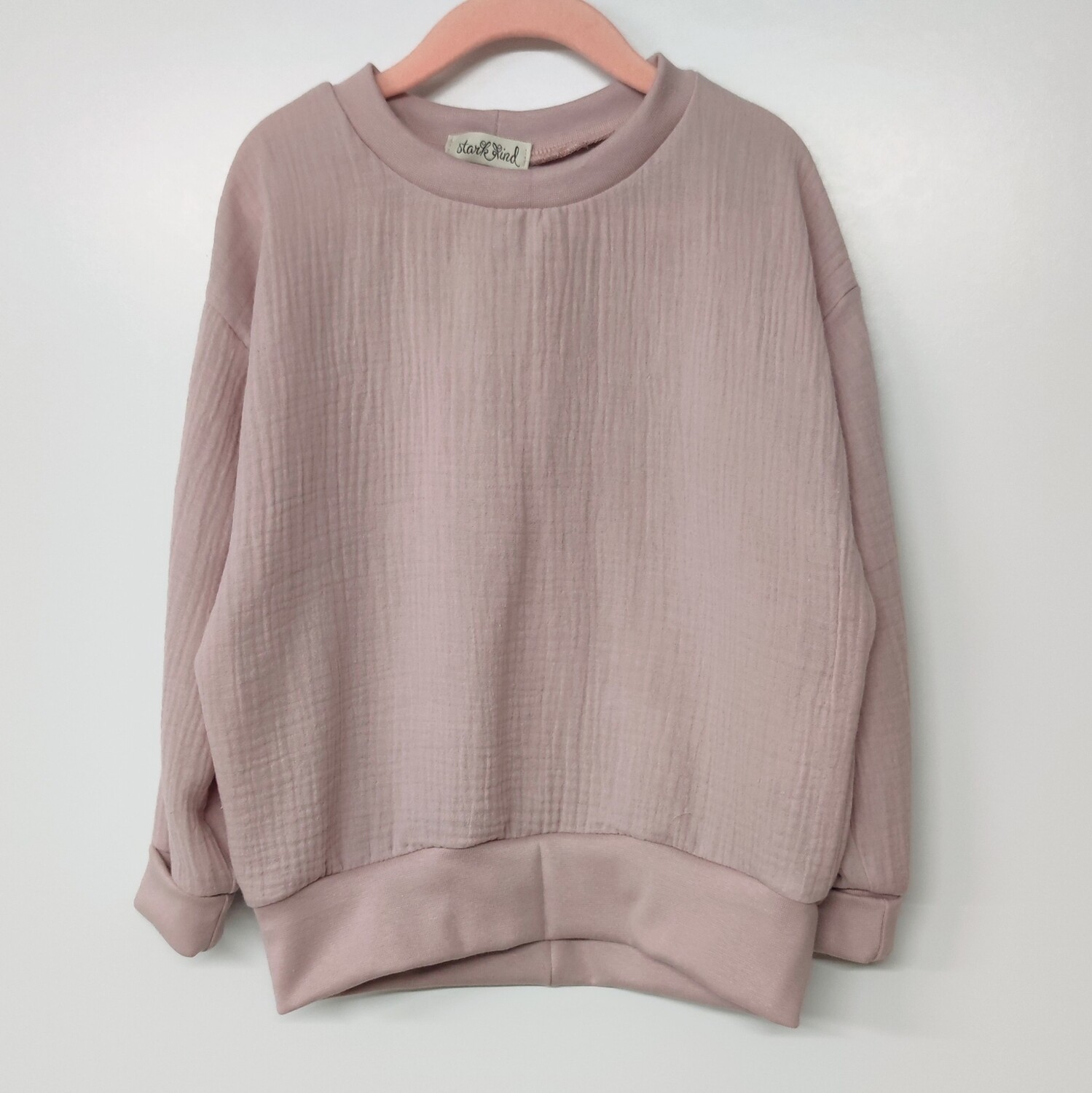 Musselin Longsleeve - Nude Rosa