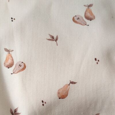 (Stoff) Rib Jersey - Kleine Birne Beige (Stoff) Rib Jersey - Kleine Birne Beige