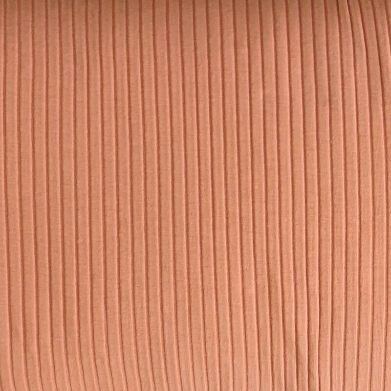 (Stoff) Breit-Rib Jersey - Fasan Braun
