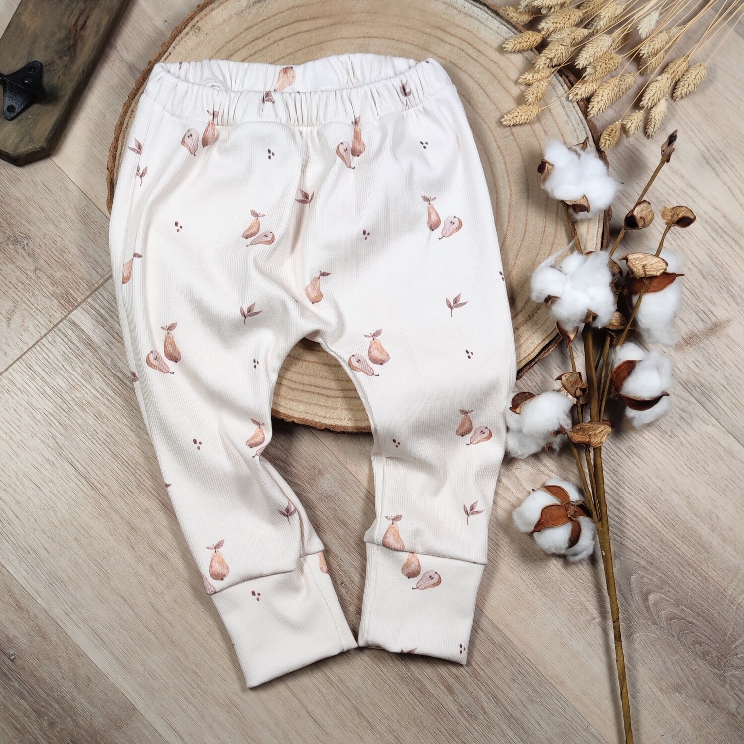 (Sofortkauf) Rib Pants - Birne Beige - Gr. 74/80