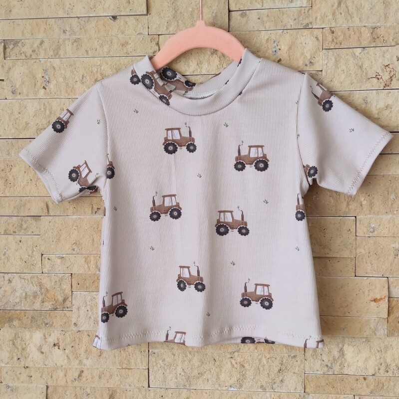 T-Shirt Rib Jersey - kleiner Traktor 
