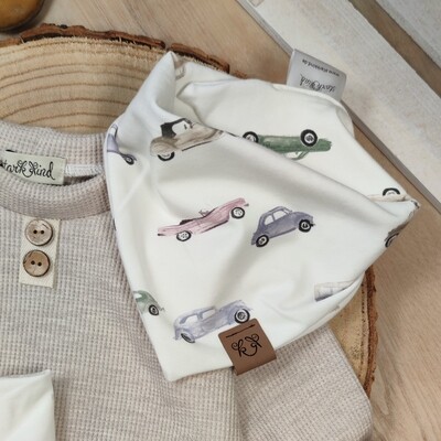 Halstuch mit Druckknöpfen - Jersey - Vintage Cars Halstuch mit Druckknöpfen - Jersey - Vintage Cars