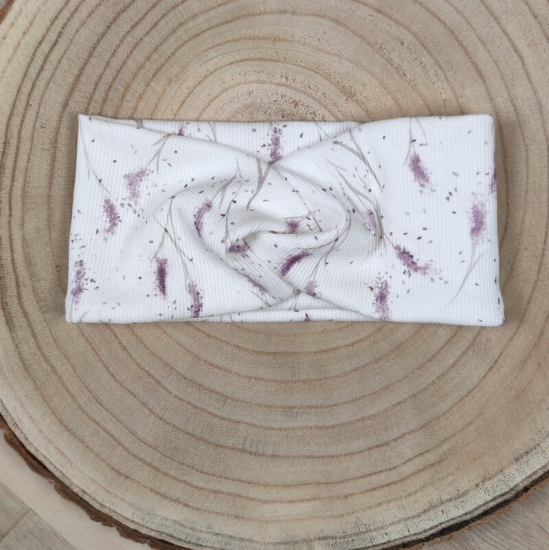 Stirnband Rib Jersey - Lavendel 