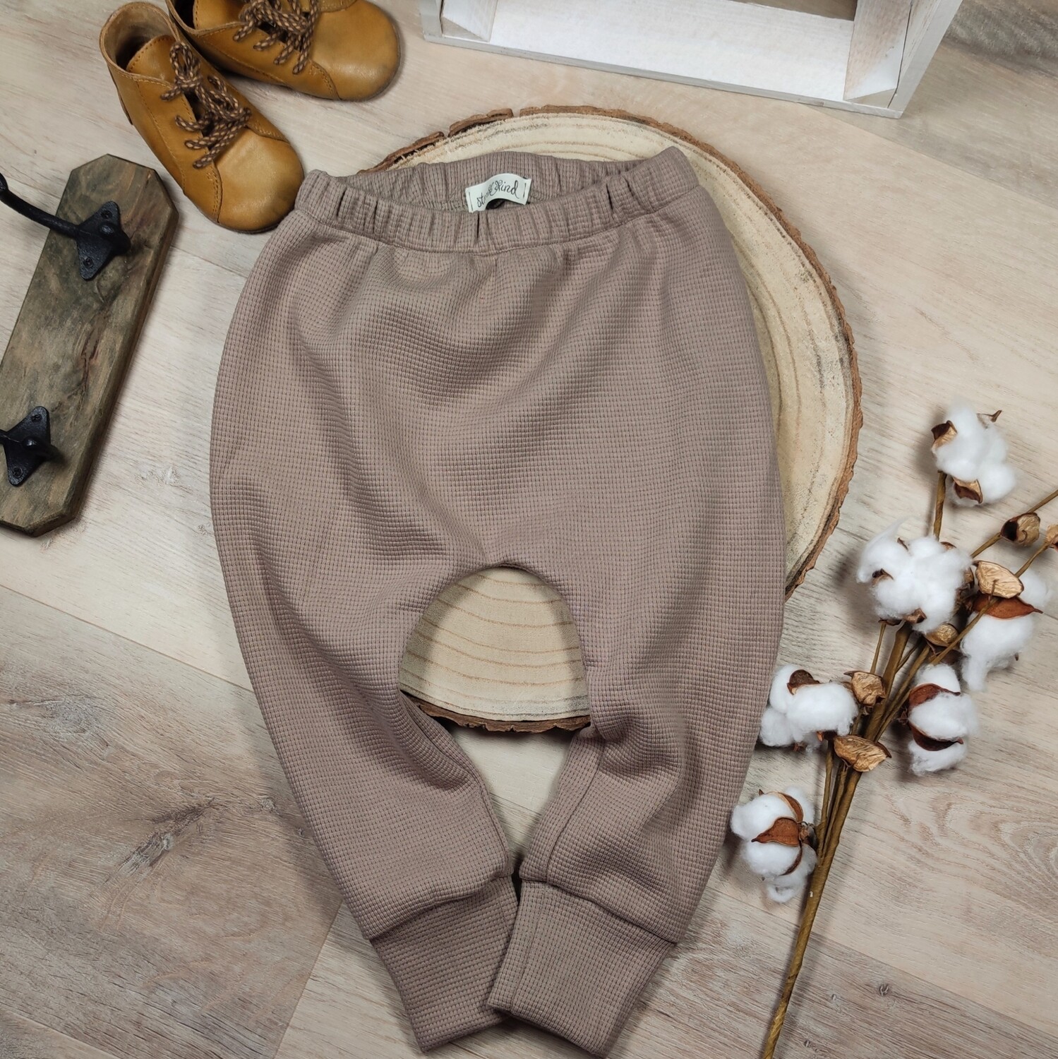 Waffel Pants - Taupe