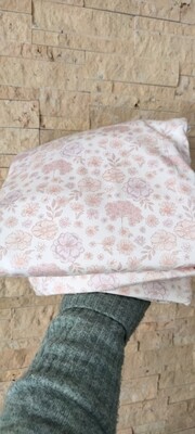 Kleid mit Volant - Pastellblumen 