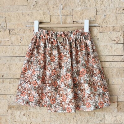 Rock - Retro Flowers Pastell 
