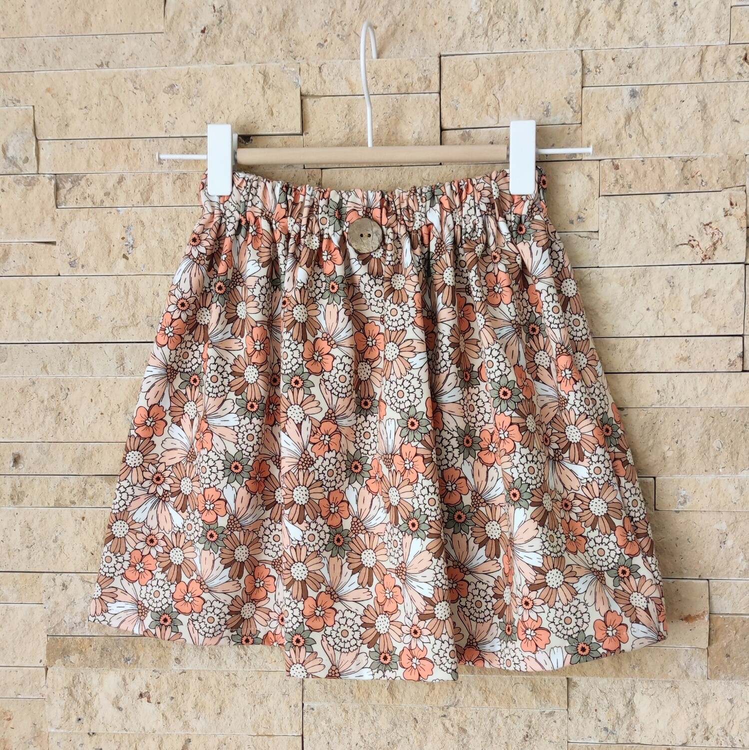 Rock - Retro Flowers Pastell 