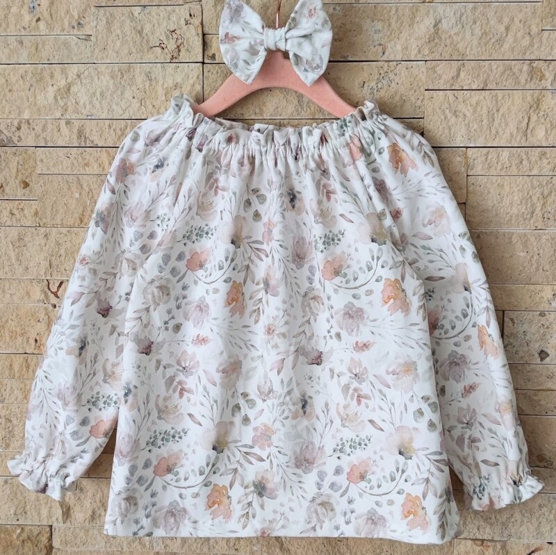 Bluse - Wasserblumen 