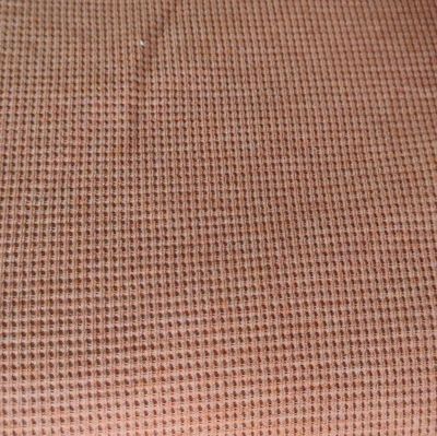 (Stoff) Waffelstrick - Rost meliert (Stoff) Waffelstrick - Rost meliert