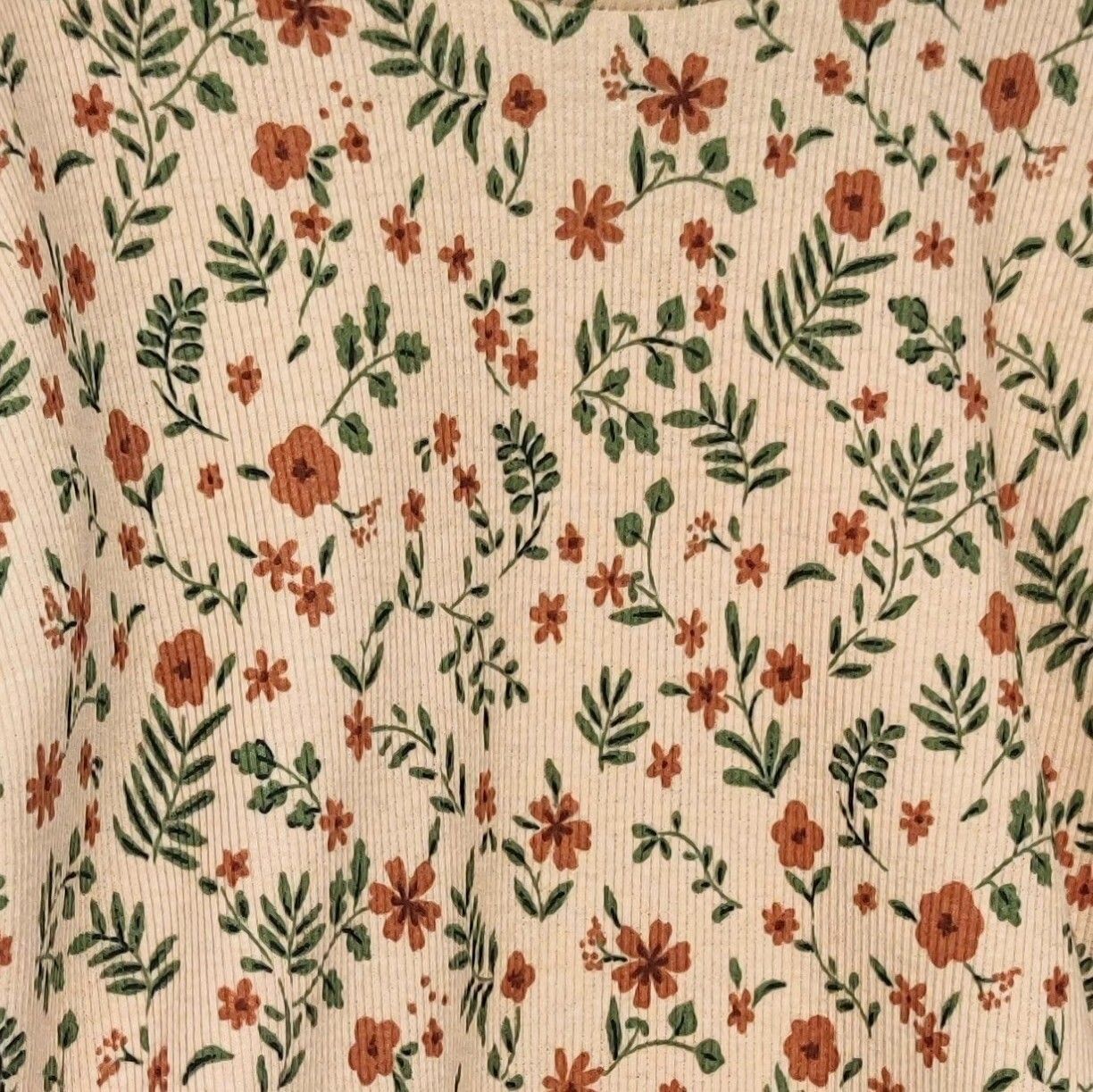 (Stoff) Rib Jersey - Retro Bloom
