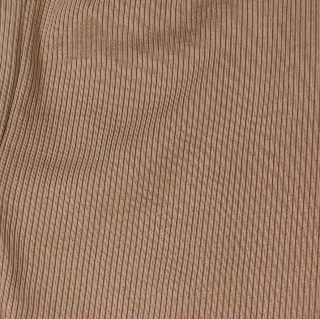 (Stoff) Rib Jersey - Kakao