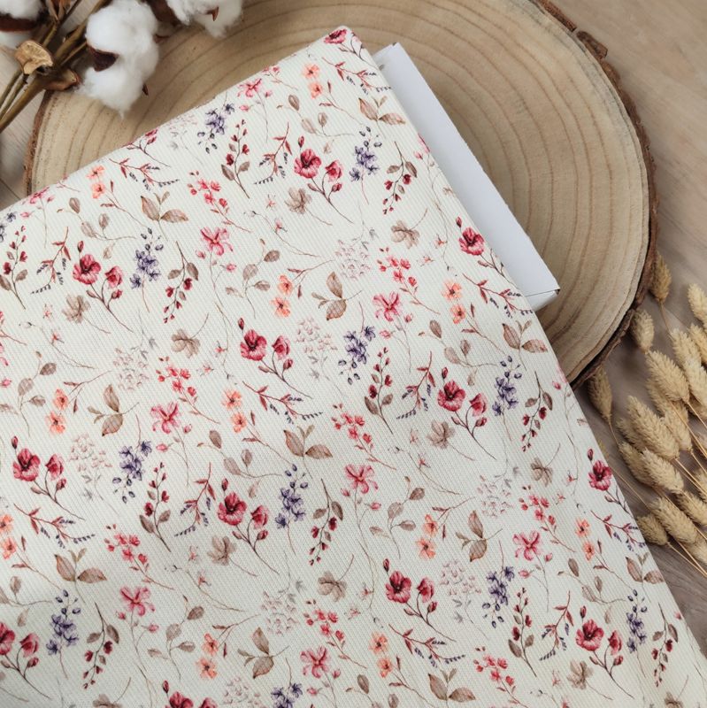 Bummie Rib Jersey - Frühlingswiese Lila 