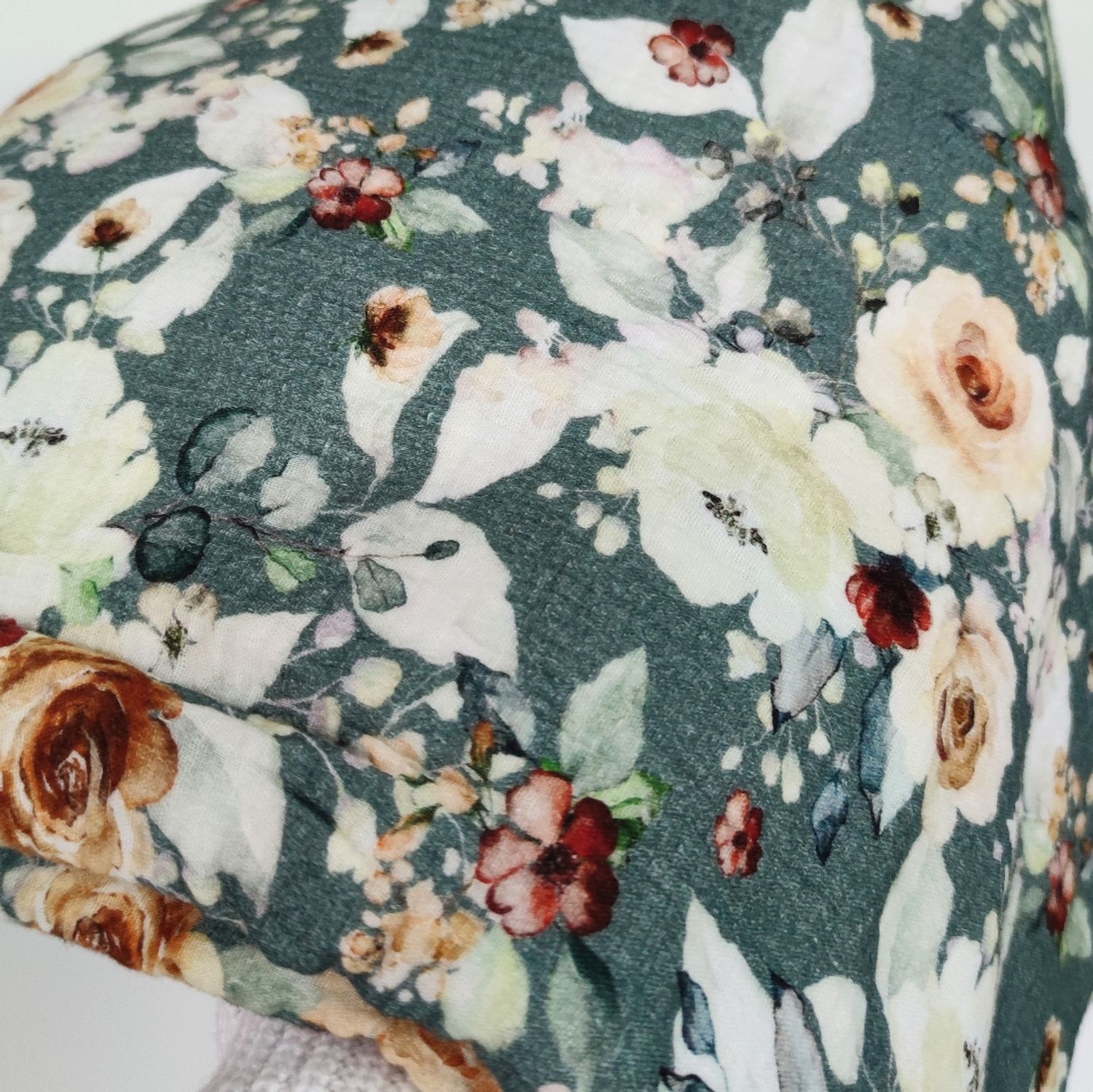 T-Shirt Musselin - Rosenblüten Creme
