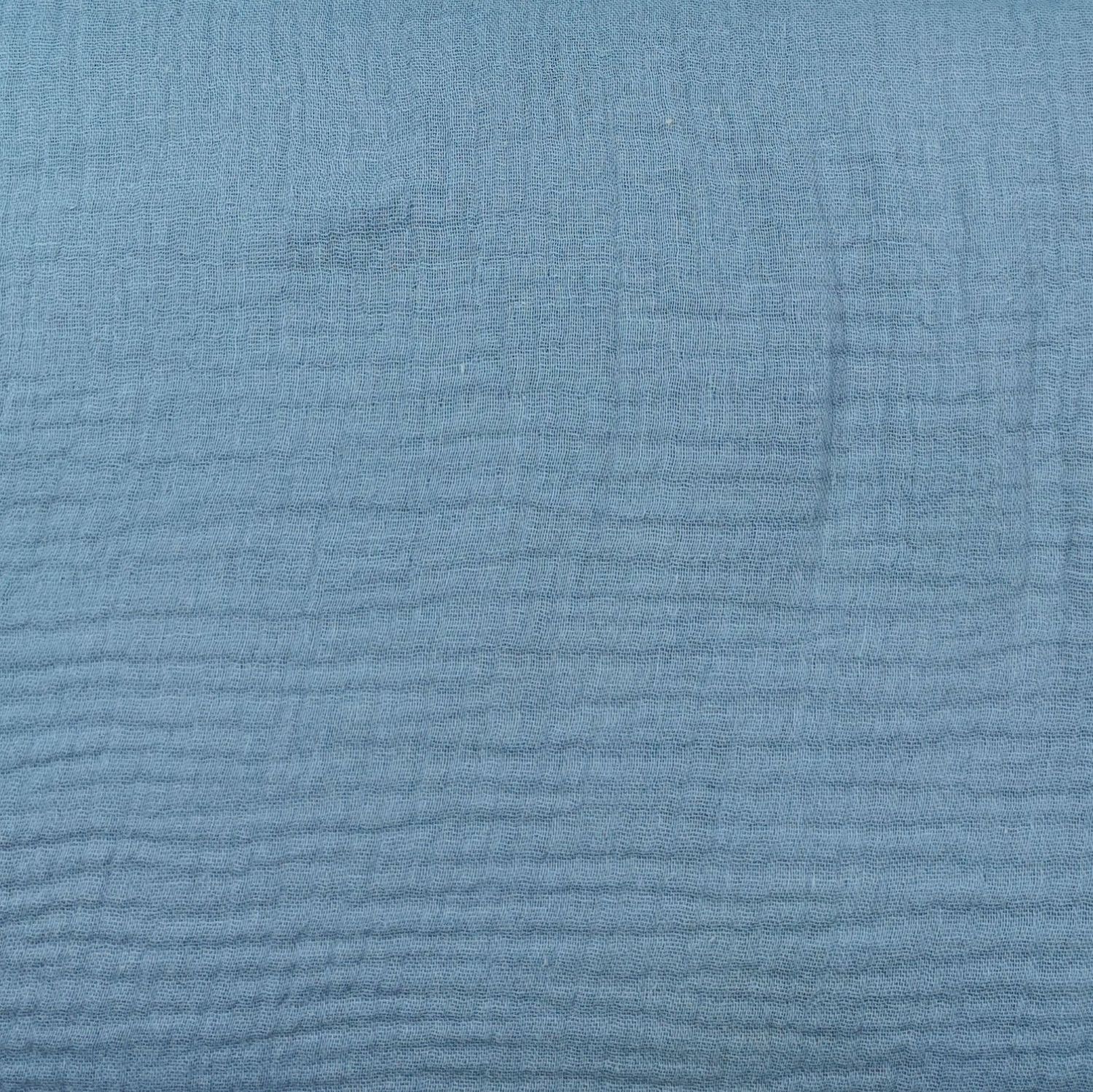 Bluse - Musselin Himmelsblau