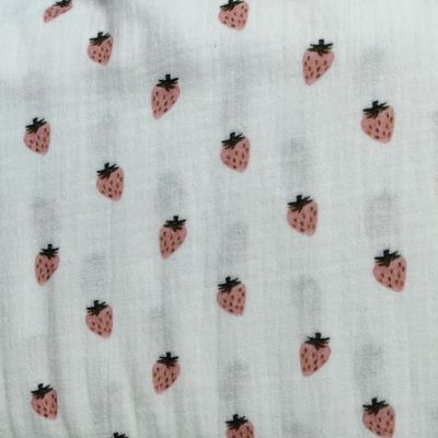 Bluse - Musselin Kleine Erdbeere Bluse - Musselin Kleine Erdbeere