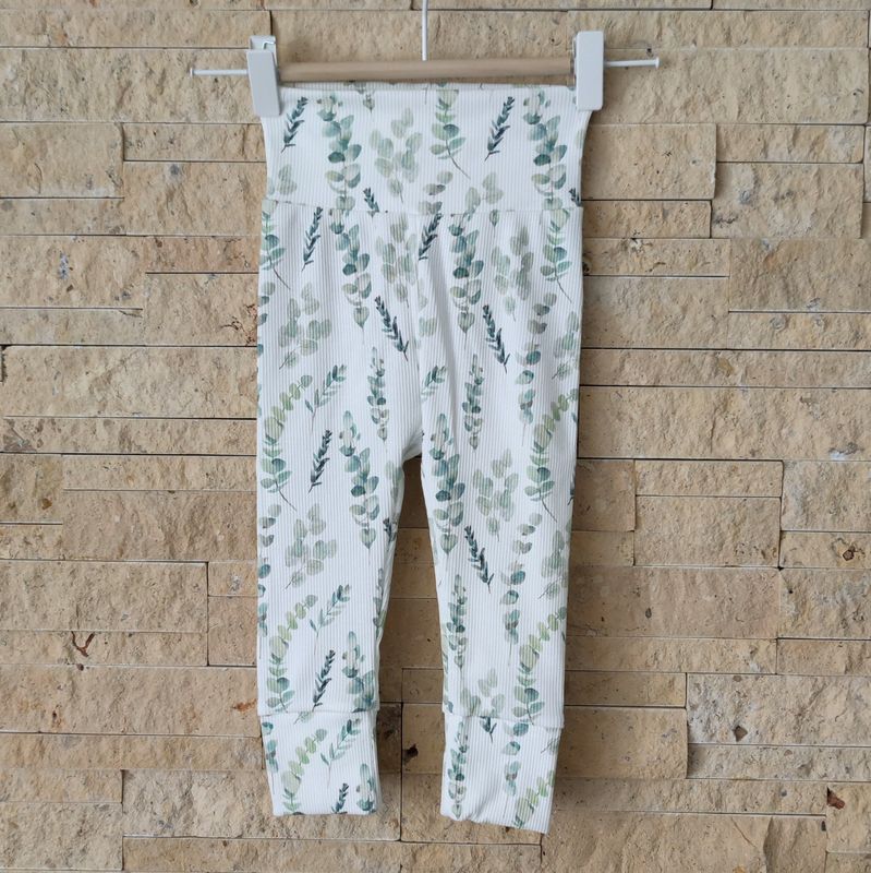 (Sofortkauf) Rib Leggings - Eukalyptus - Gr. 74/80