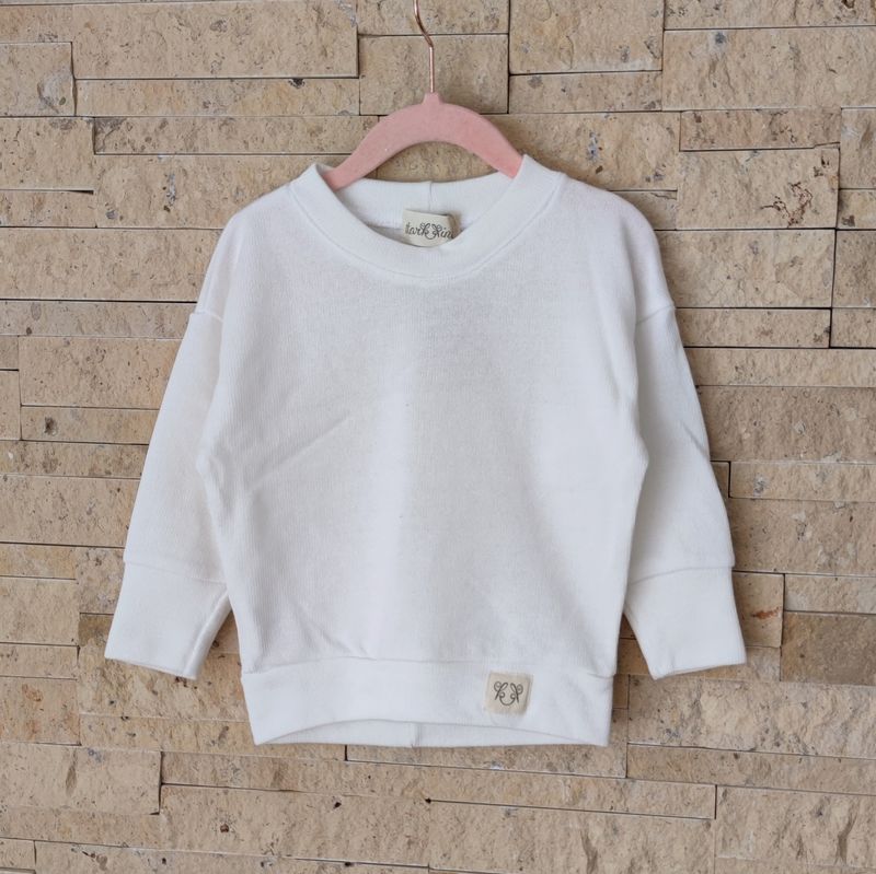 (Sofortkauf) Oversized Feinstrick Pullover - Off-White - Gr. 86/92