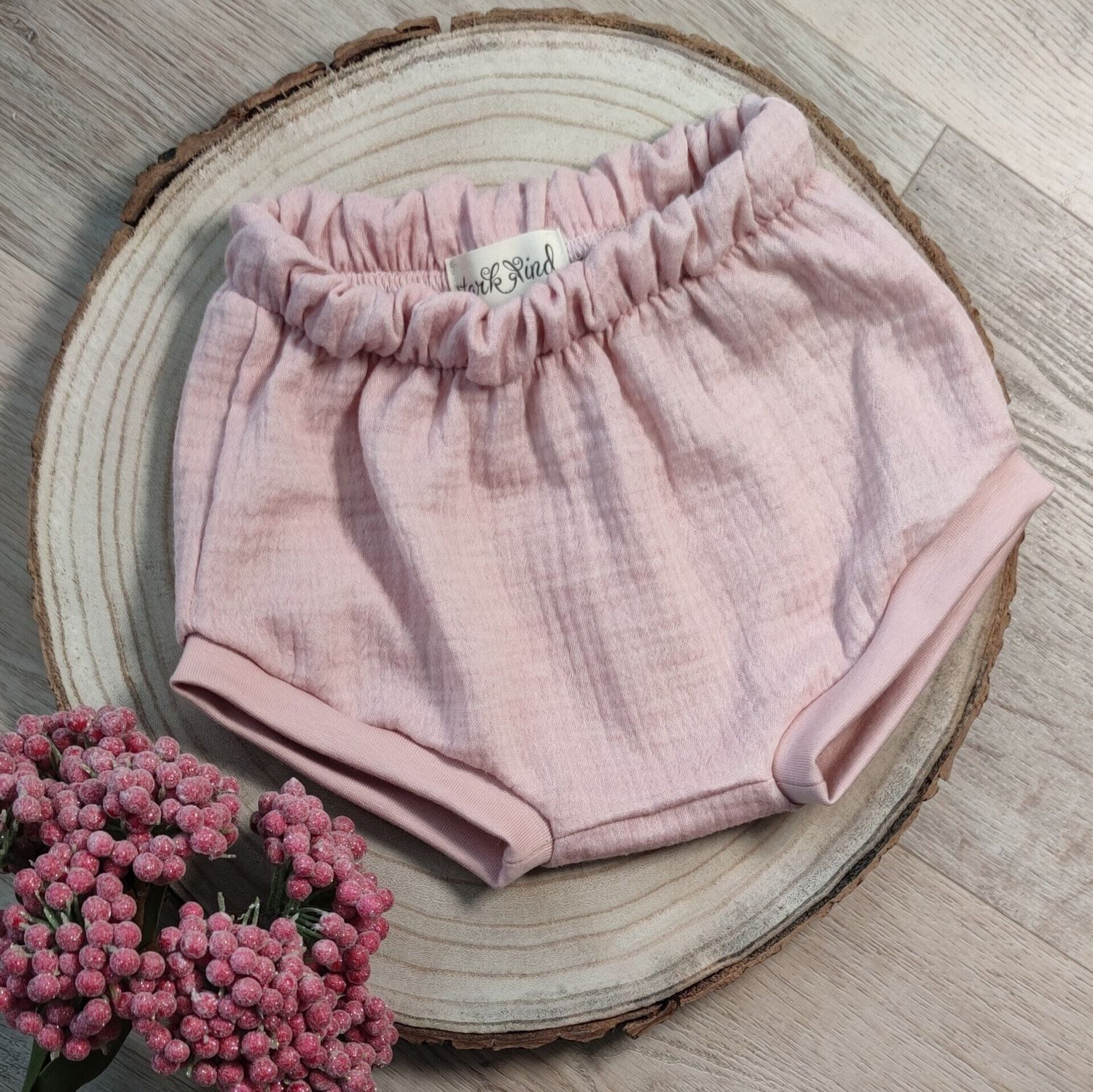 Bummie - Musselin Rosa Meliert 