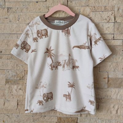 T-Shirt - Soft Frottee Safari T-Shirt - Soft Frottee Safari