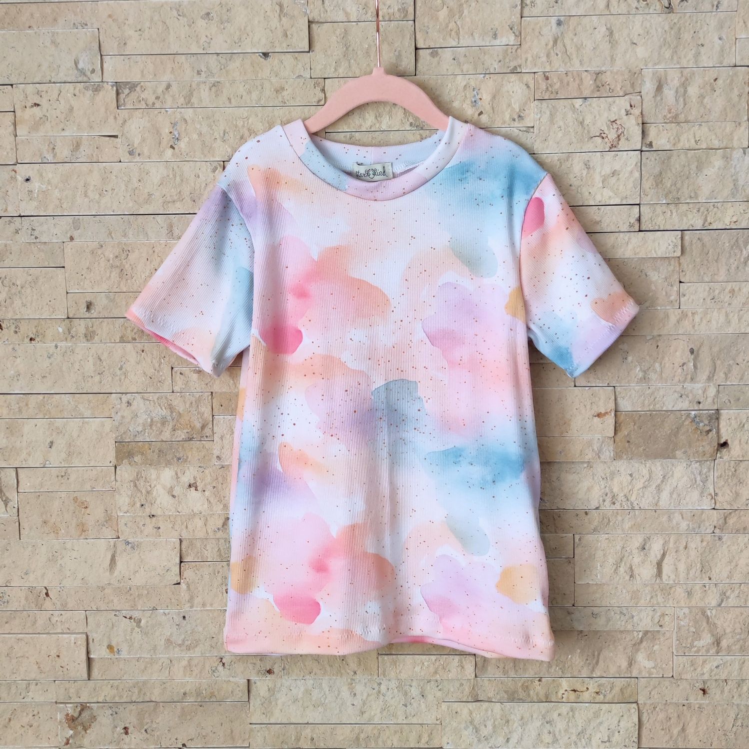 T-Shirt - Rib Splashes Multi-Color 