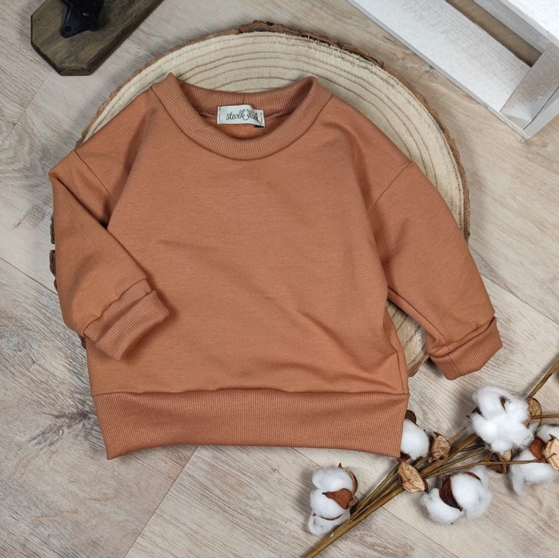Soft Sweat Pullover - Pecan