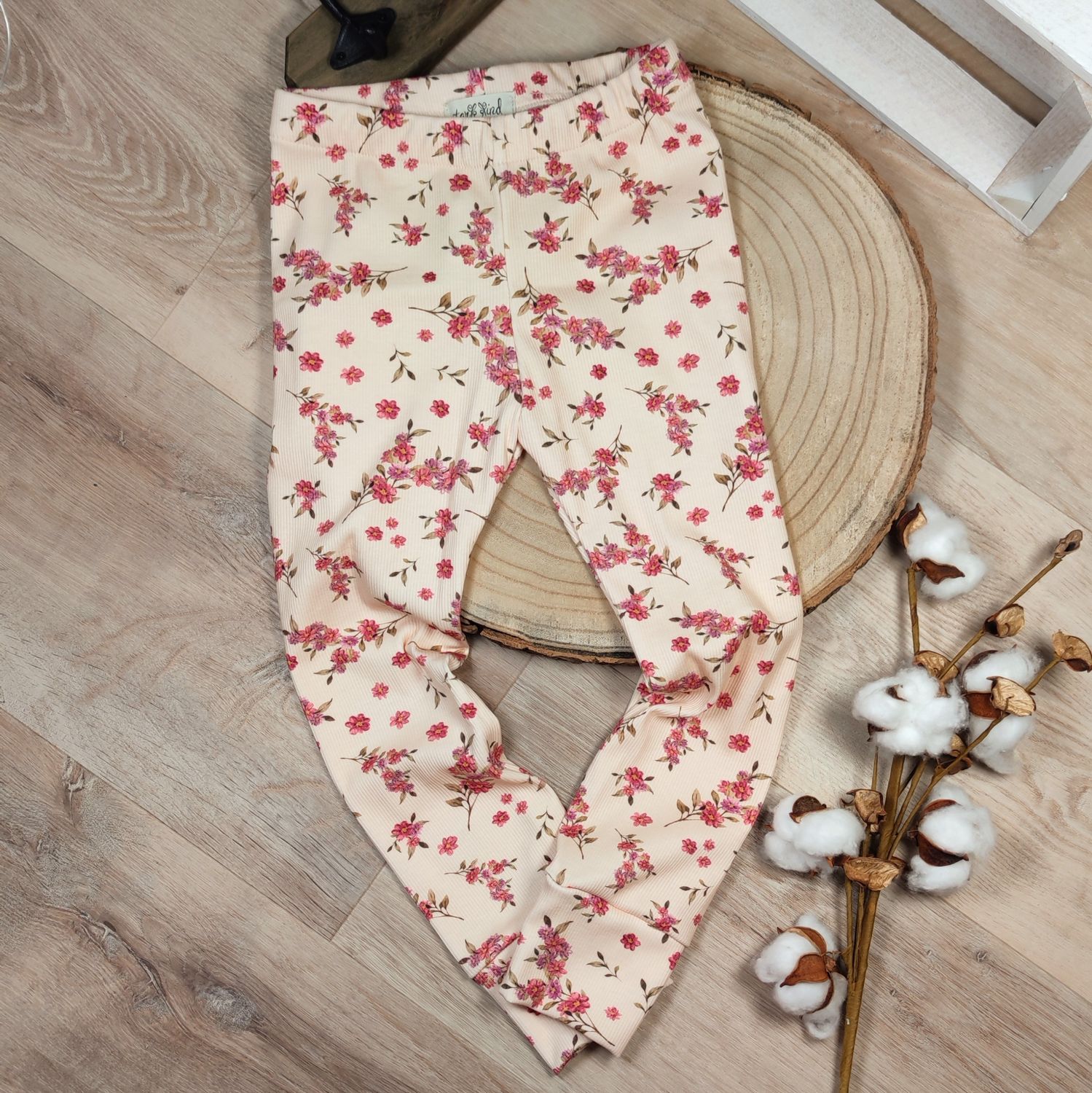 Rib Jersey Leggings - Frühlingsblüten 