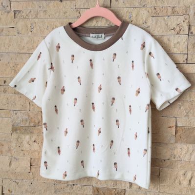 (Sofortkauf) T-Shirt - Soft Frottee Eis - Gr. 86/92