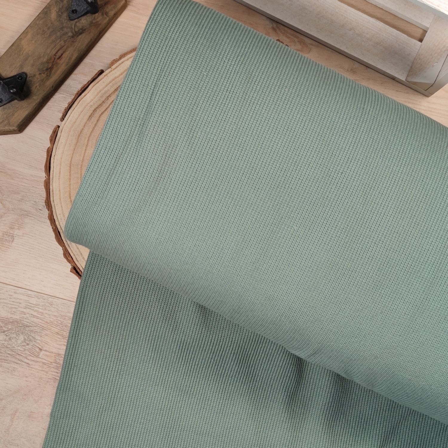 Oversized Strickpullover - Altgrün