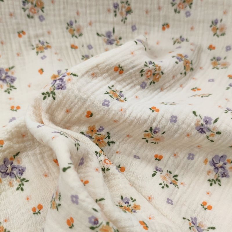 Romper - Musselin Boho Blüten 