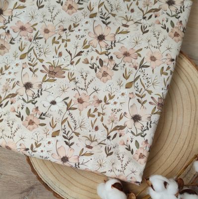 Jersey Pullover mit Volant - Vintage Flowers Jersey Pullover mit Volant - Vintage Flowers