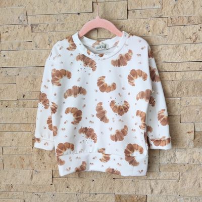 Jersey Pullover - Croissants 