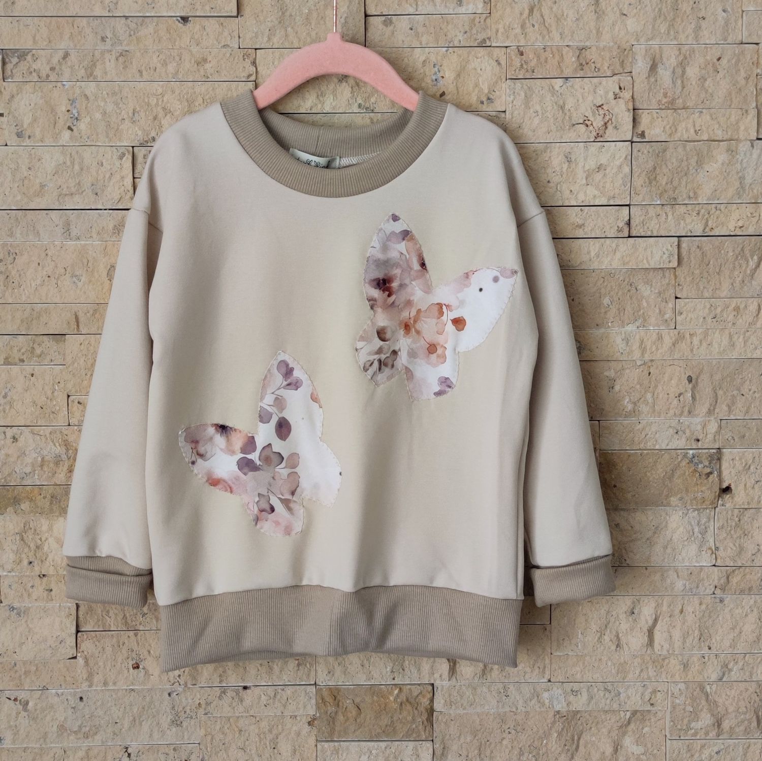 (Sofortkauf) Pullover - Butterfly - Gr. 98/104