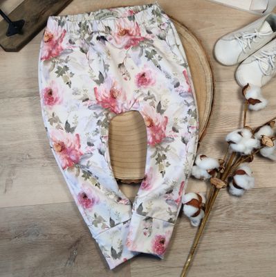 Pants - French Terry Aquarell Rose Pants - French Terry Aquarell Rose