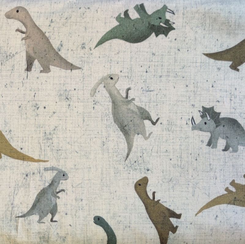 (Stoff) Jersey - Sweet Dinos