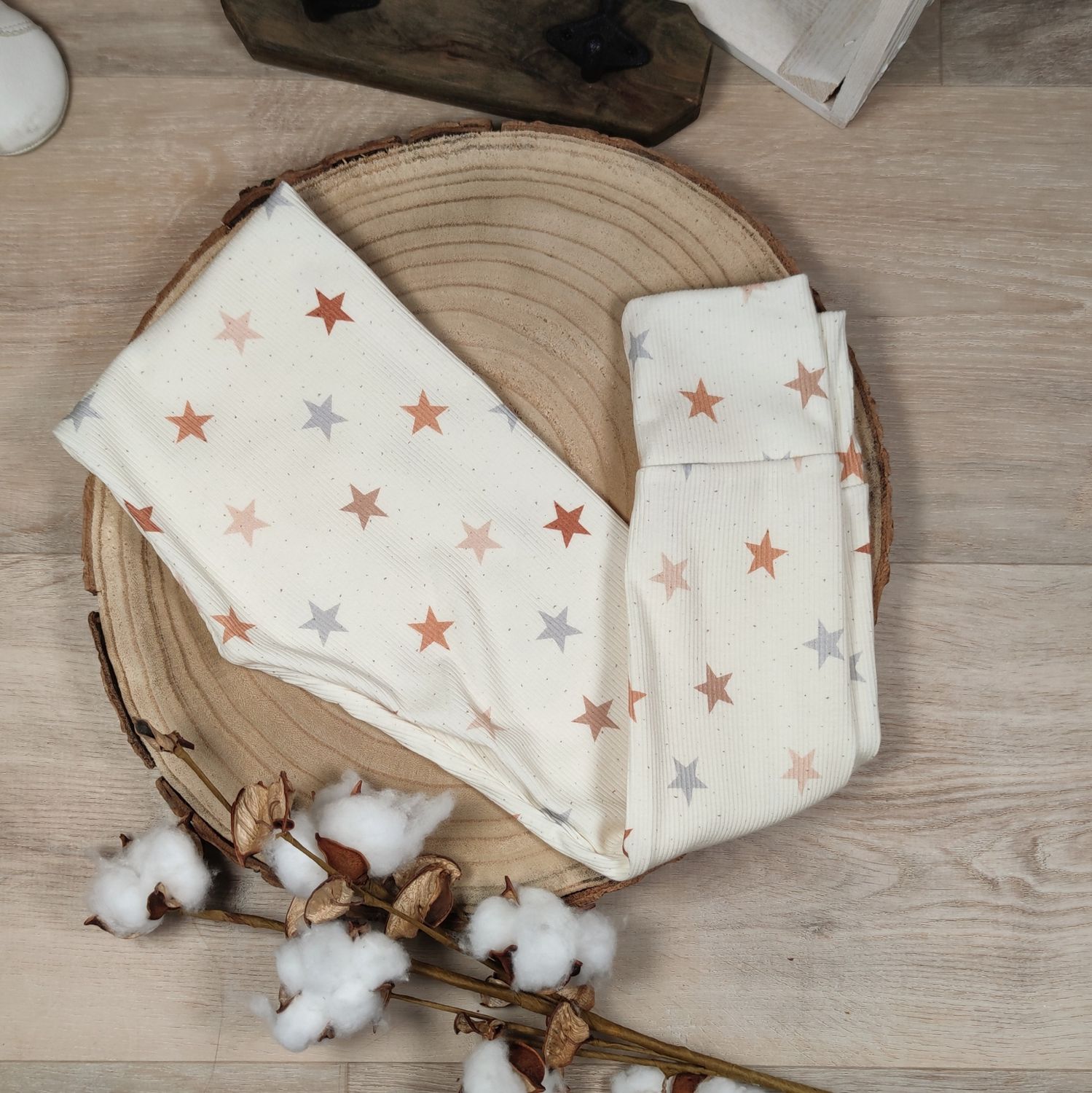 Leggings - Rib Jersey Little Stars