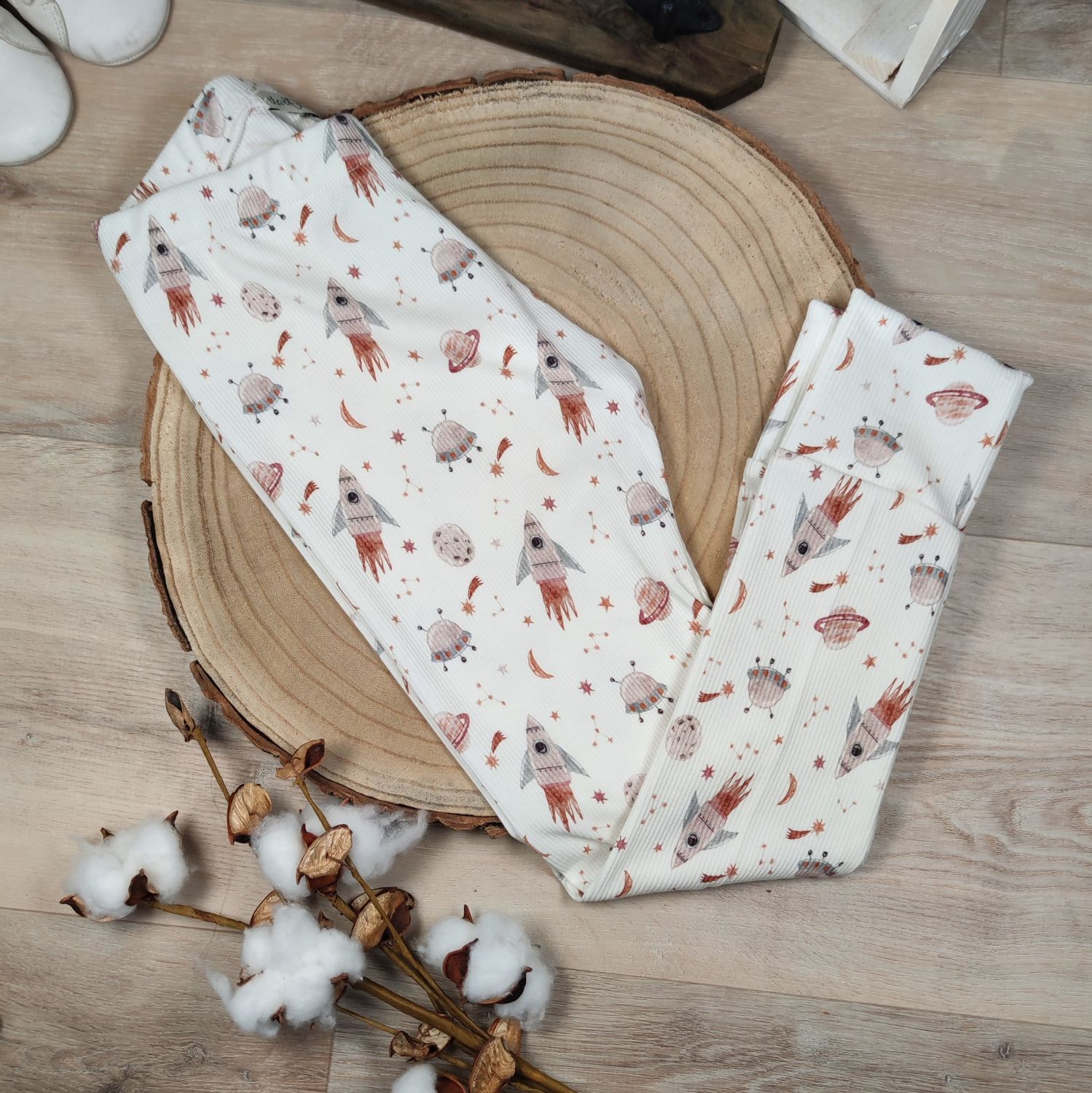 Rib Jersey Leggings - Rakete