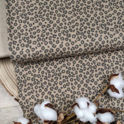 Bluse - Rib Jersey Leo Grau Bluse - Rib Jersey Leo Grau