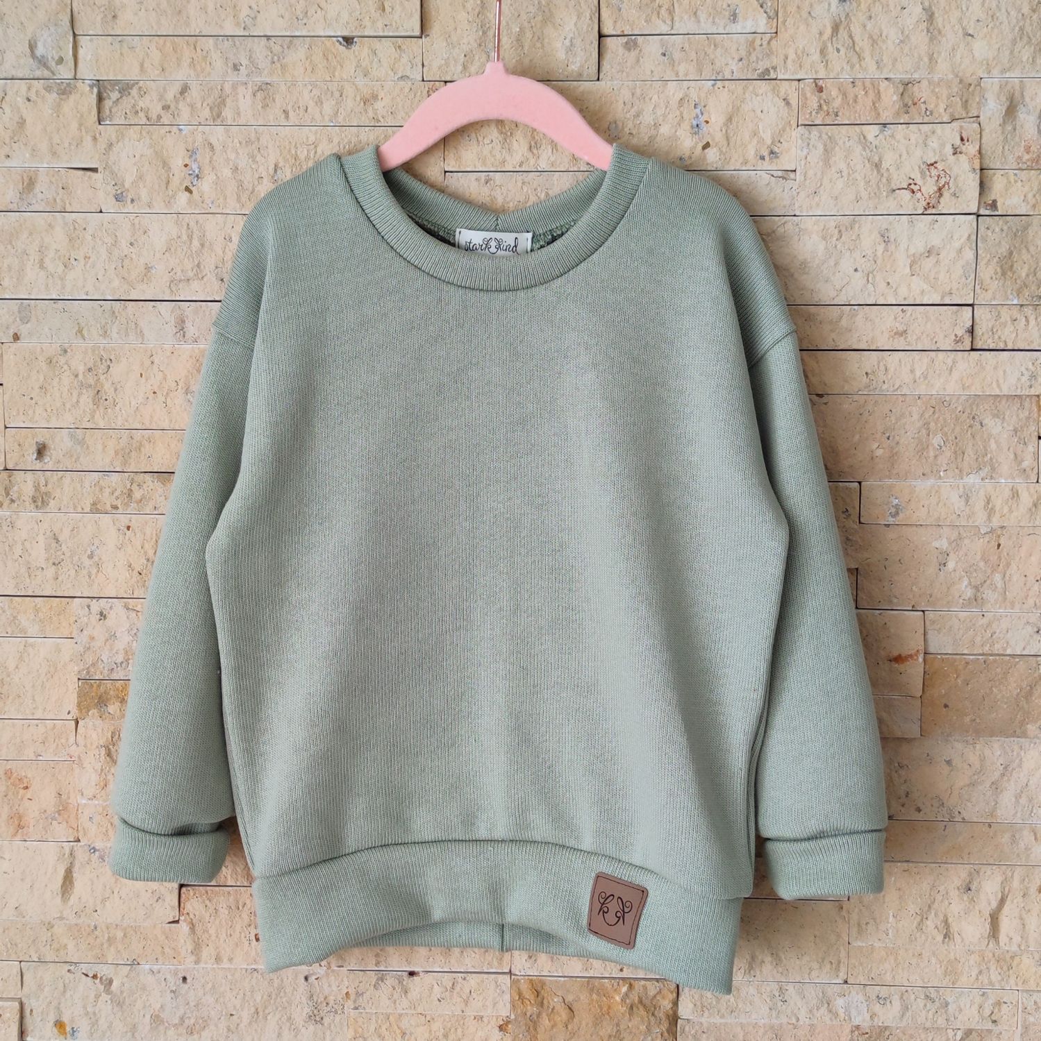 Feinstrick Pullover - Salbeigrün 