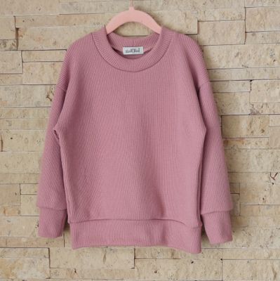 Oversized Strickpullover - Rosa Oversized Strickpullover - Rosa