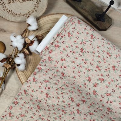 Pants - Rib Jersey Red Bloom