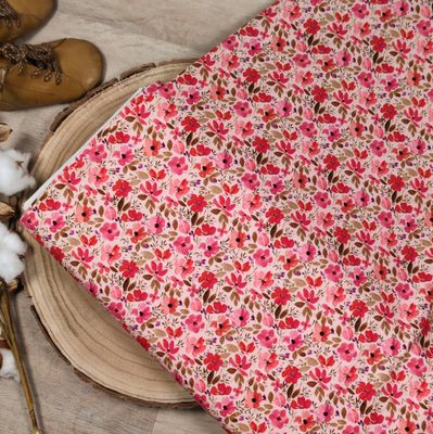 Leggings - Blütenwiese Rot