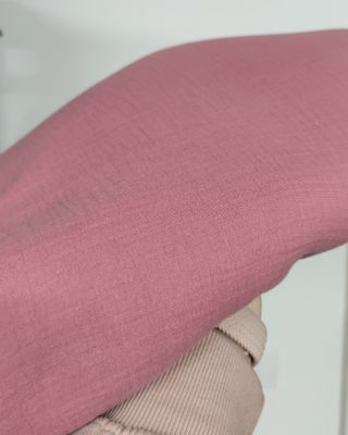 Halstuch mit Druckknöpfen - Musselin - Altrosa Halstuch mit Druckknöpfen - Musselin - Altrosa