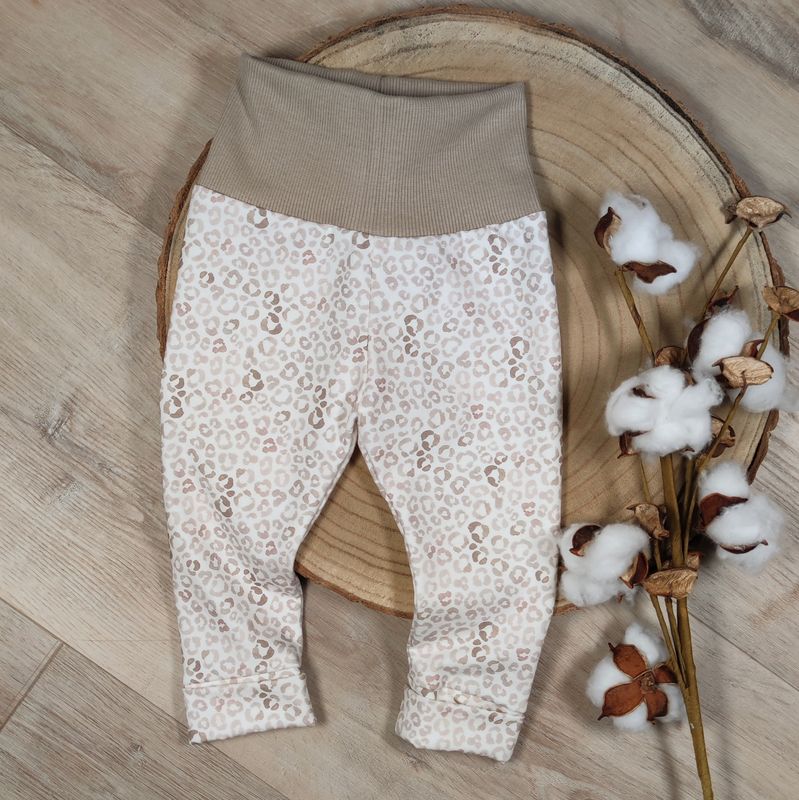 (Sofortkauf) Leggings - Leo Beige - Gr. 62/68