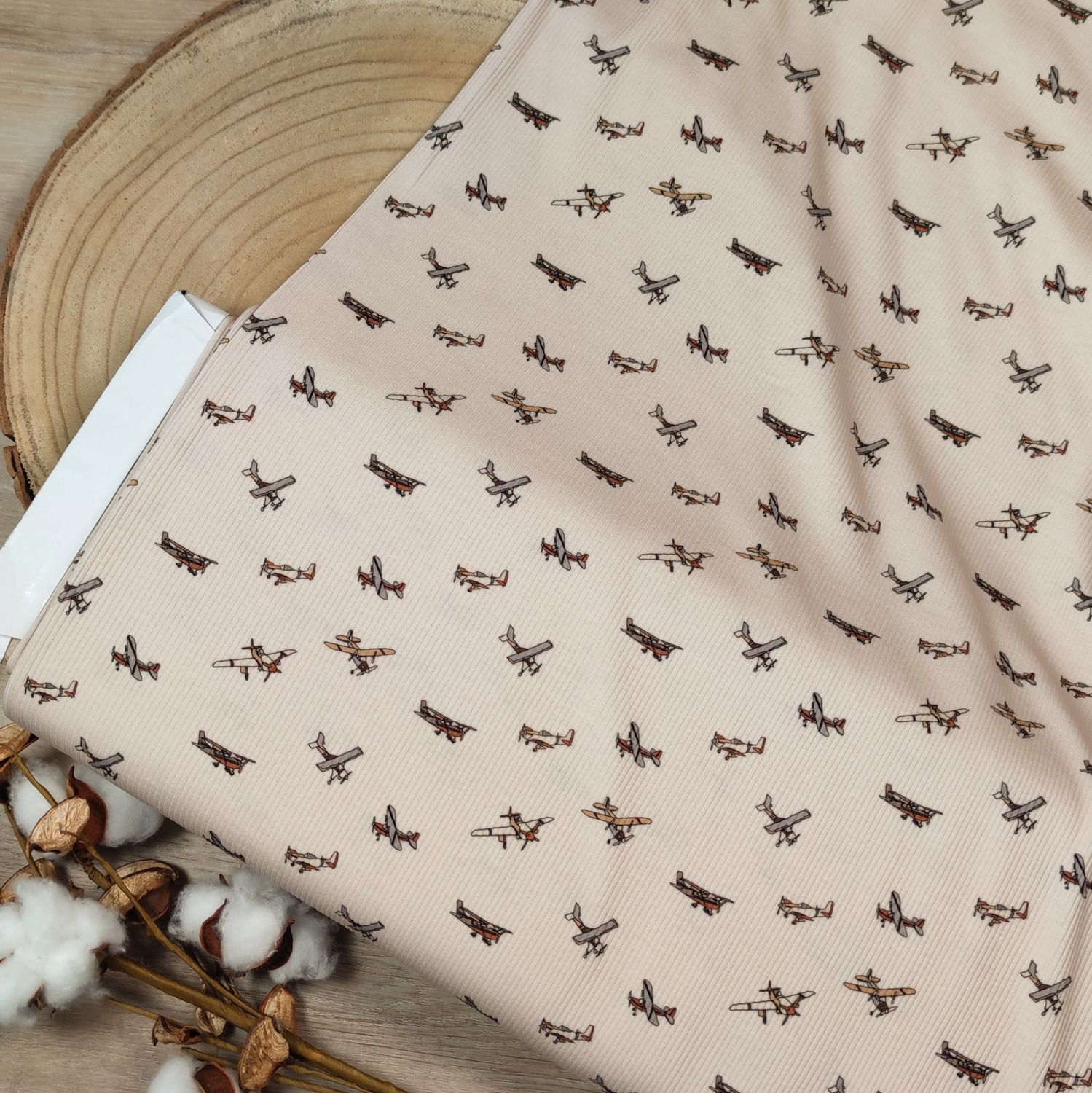 Rib Jersey Leggings - Flugzeuge